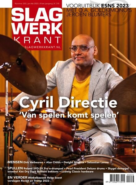Slagwerkkrant – januari 2023 Cover