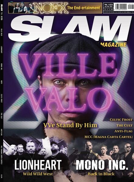 SLAM Alternative Music Magazine – Januar 2023 Cover