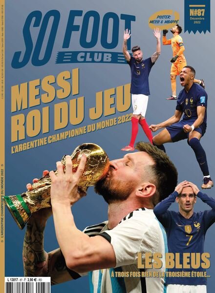 So Foot Club – decembre 2022 Cover