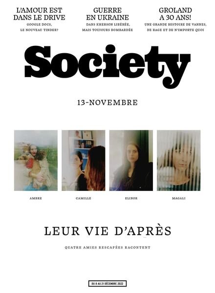 Society – 08 decembre 2022 Cover