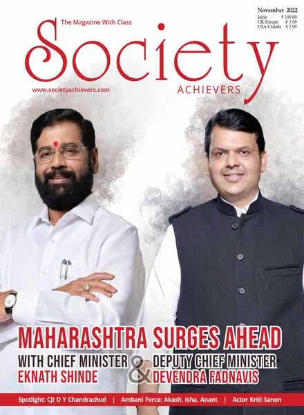 Society Achievers – November 2022 Cover