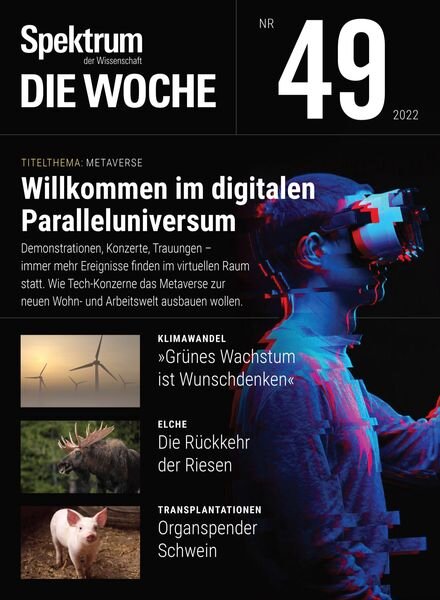 Spektrum – Die Woche – 15 Dezember 2022 Cover
