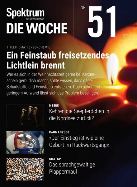 Spektrum – Die Woche – 22 Dezember 2022 Cover