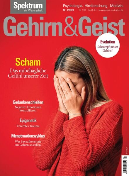 Spektrum – Gehirn&Geist – 06 Dezember 2022 Cover