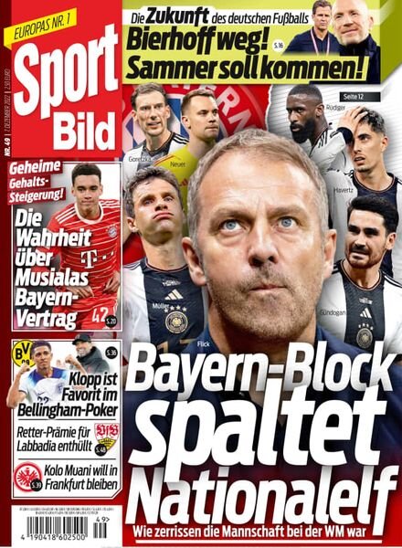 Sport Bild – 07 Dezember 2022 Cover