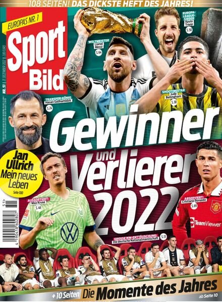 Sport Bild – Dezember 2022 Cover