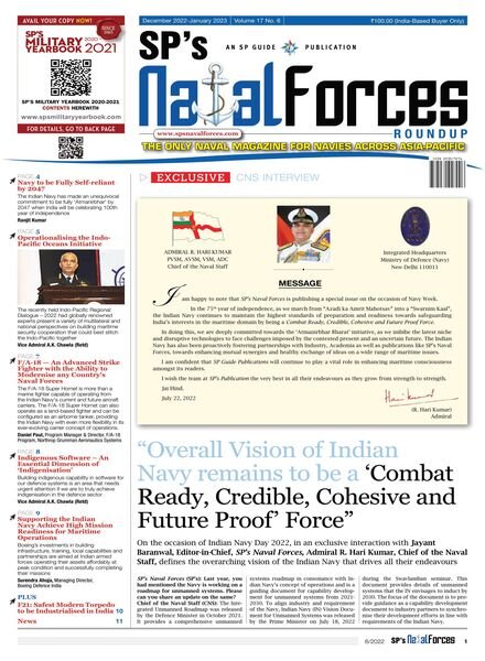 SP’s NavalForces – December 2022 Cover