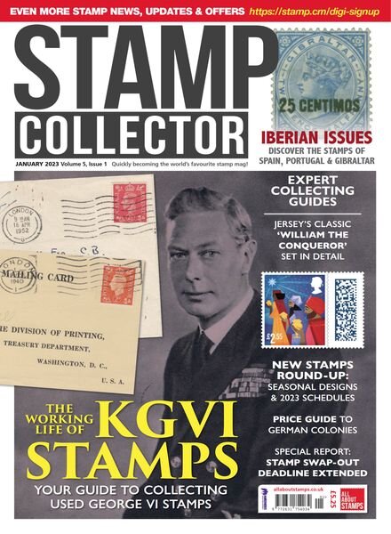 Stamp Collector – January 2023 Cover