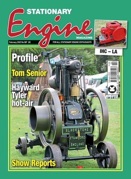 Stationary Engine – Issue 587 – February 2023 Cover
