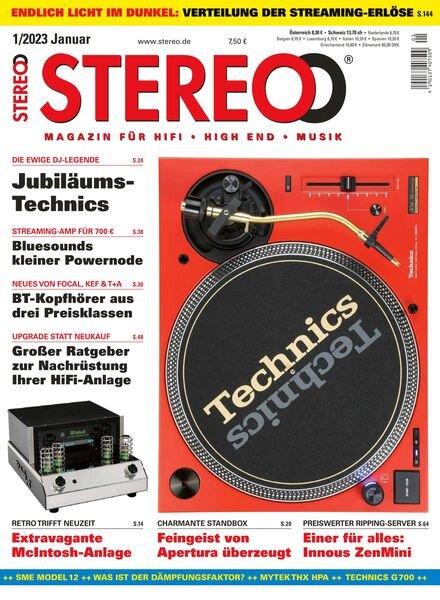 STEREO – Januar 2023 Cover