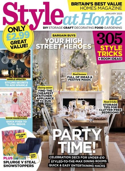 Style at Home UK – January 2023 Cover