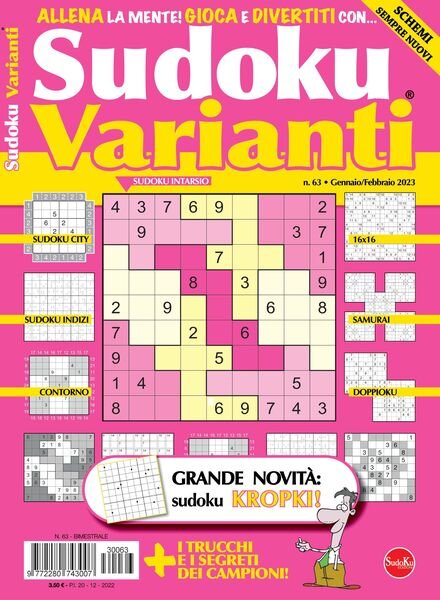 Sudoku Varianti – gennaio 2023 Cover