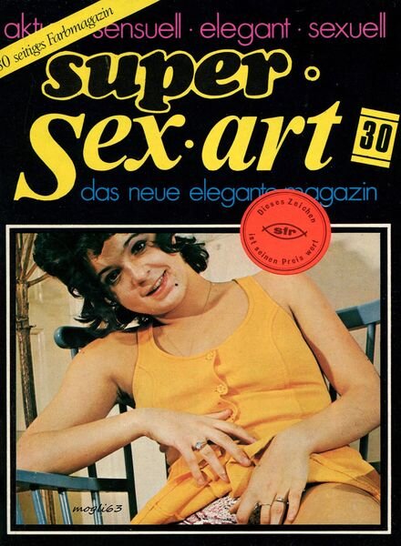 Super Sex Art – Nr 30 1980s Cover