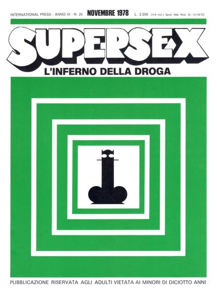 Supersex – Nr. 26 November 1978 Cover