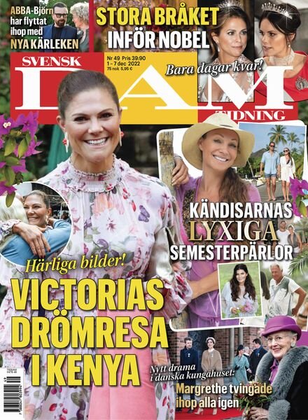 Svensk Damtidning – 01 december 2022 Cover