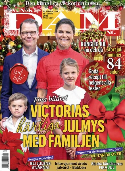 Svensk Damtidning – 15 december 2022 Cover