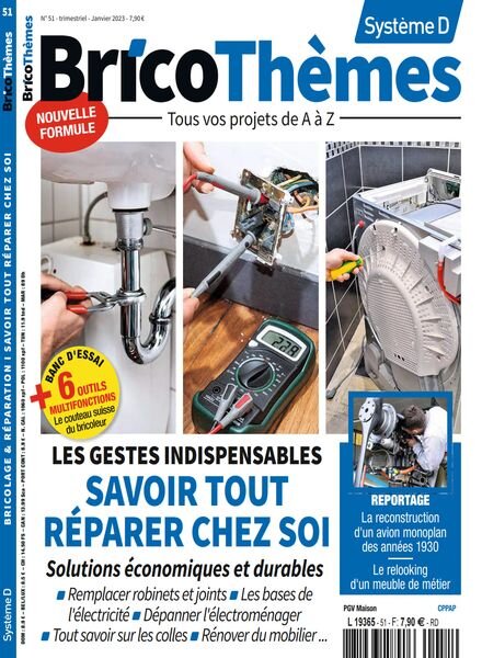 Systeme D Bricothemes – Janvier 2023 Cover