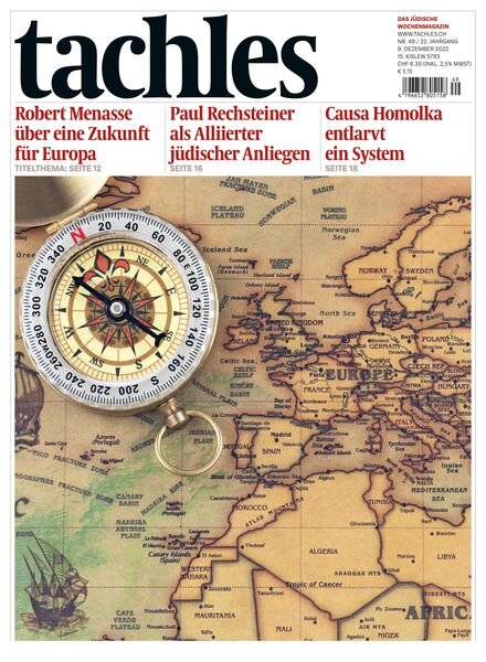tachles – 09 Dezember 2022 Cover