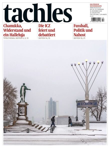 tachles – 16 Dezember 2022 Cover