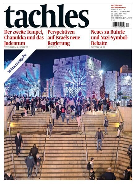 tachles – 23 Dezember 2022 Cover