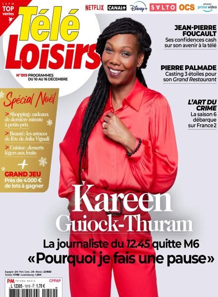 Tele Loisirs – 5 Decembre 2022 Cover