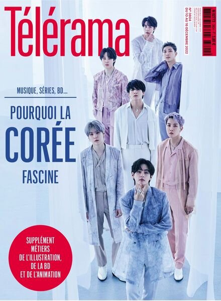 Telerama Magazine – 10 Decembre 2022 Cover