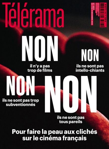 Telerama Magazine – 3 Decembre 2022 Cover