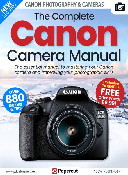 The Complete Canon Camera Manual – December 2022 Cover