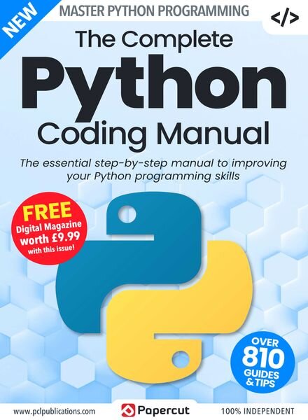 The Complete Python Coding Manual – December 2022 Cover