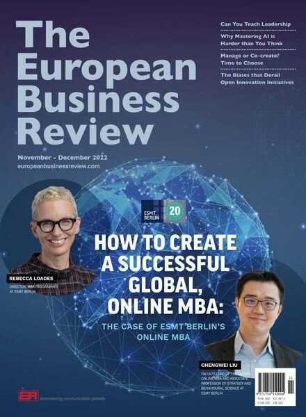 The European Business Review – November-December 2022 Cover