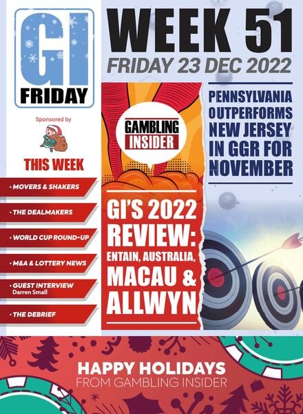 The Gambling Insider Friday – 23 December 2022 Cover