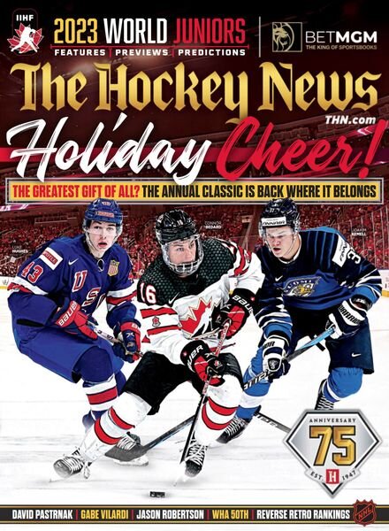 The Hockey News – December 01 2022 Cover