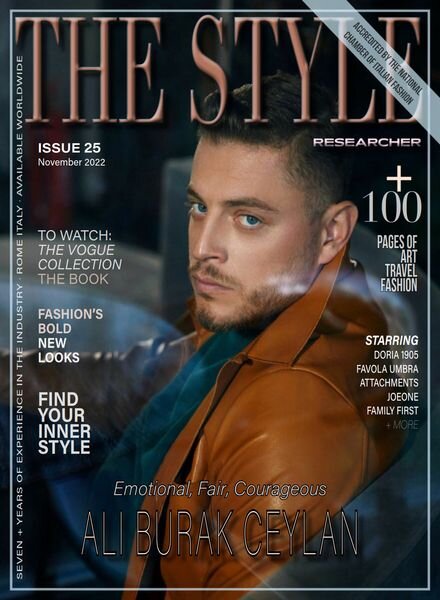 The Style Researcher – November 2022 Cover