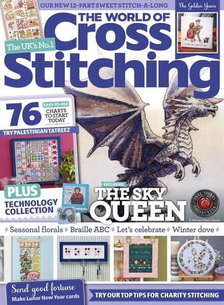The World of Cross Stitching – January 2023 Cover