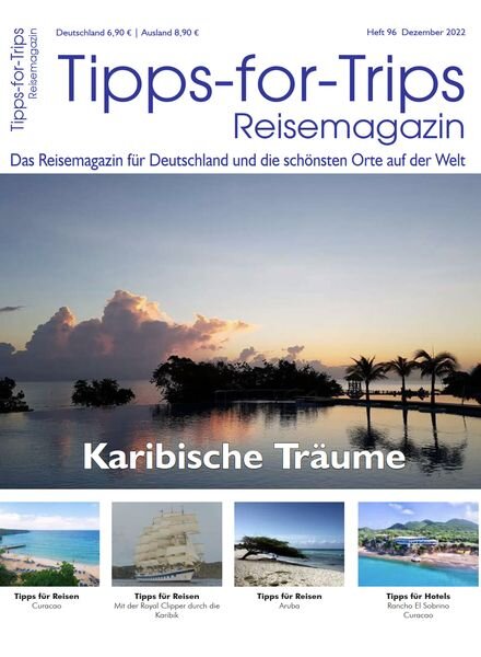 Tipps for Trips – Dezember 2022 Cover