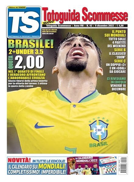 Totoguida Scommesse – 9 Dicembre 2022 Cover