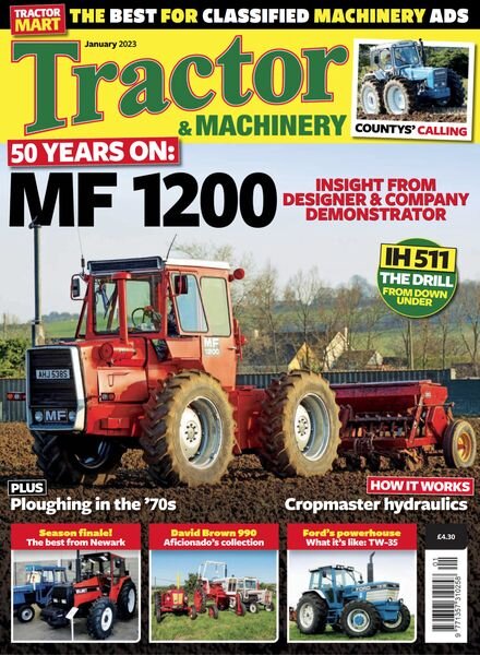 Tractor & Machinery – January 2023 Cover