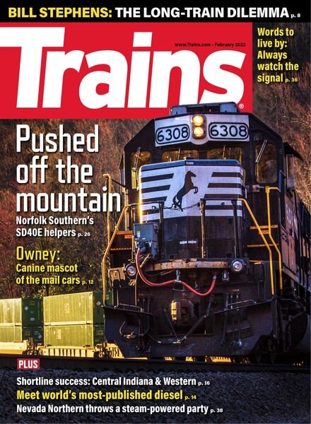 Trains – February 2023 Cover