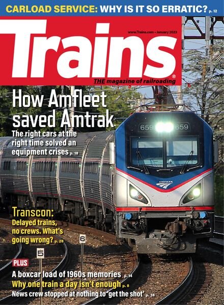 Trains – January 2023 Cover