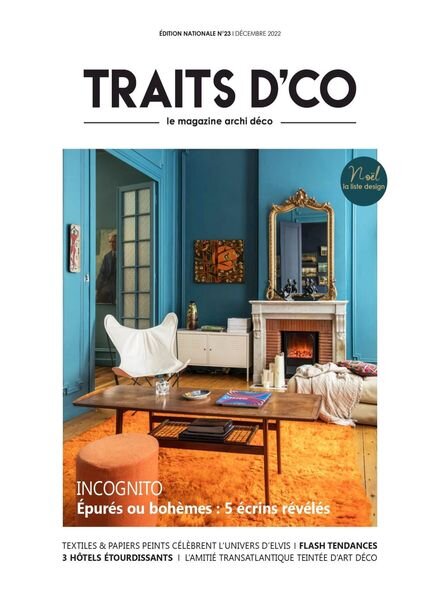 Traits D’co Magazine – decembre 2022 Cover