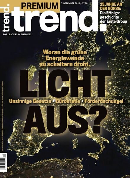 trend – 07 Dezember 2022 Cover
