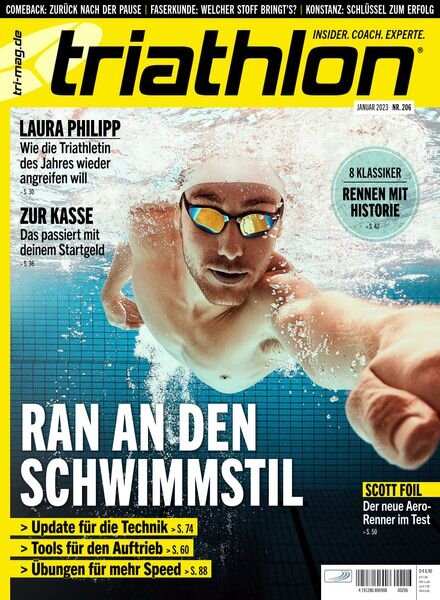 Triathlon Germany – Januar 2023 Cover
