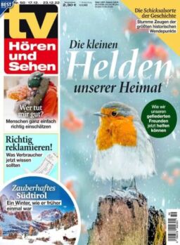 TV HOren und Sehen – 09 Dezember 2022