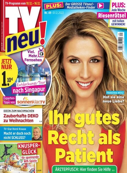 TV neu – Nr 49 2022 Cover