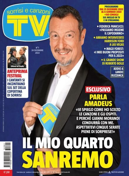 TV Sorrisi e Canzoni – 24 dicembre 2022 Cover