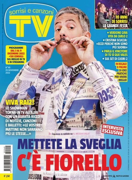 TV Sorrisi e Canzoni – 29 novembre 2022 Cover
