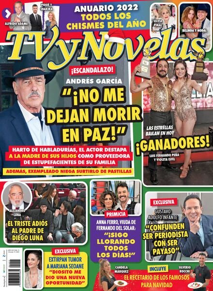 TVyNovelas Mexico – 19 diciembre 2022 Cover