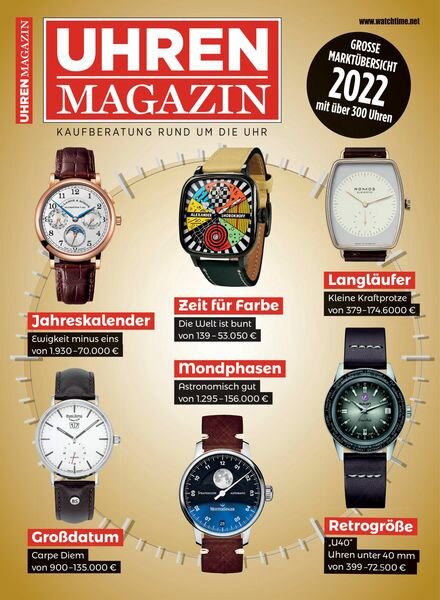 Uhren Magazin – 26 Dezember 2022 Cover