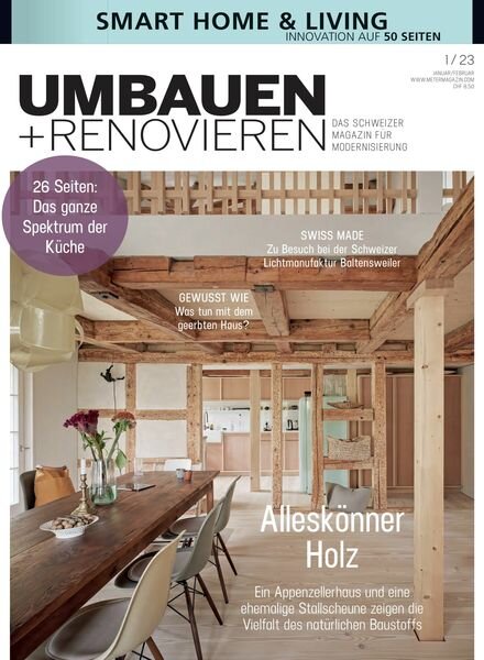 Umbauen + Renovieren – Dezember 2022 Cover