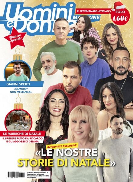 Uomini e Donne Magazine – 02 dicembre 2022 Cover